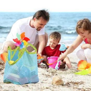Paplūdimio Krepšys Vaikų Smėlio Toli Pelninga Akių Maišą Vaikams Žaislus, Drabužius, Rankšluostį Maišas Kūdikių Žaislų Saugojimo Įvairenybės Krepšiai Kosmetikos Makiažas Krepšiai