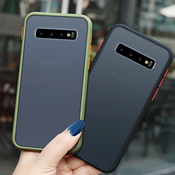 Paprastas Telefono dėklas, Skirtas Samsung Galaxy Note 8 9 10 20 S8 S9 S10 Plius S20 A51 A71 A7 A9 A10S A30 A40 A50 A70 Silikono Atveju Padengti