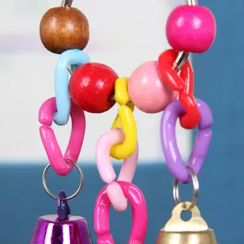 Papūga Bell Žaislai, Kabantys Žaislai, Spalvinga Naminių Paukščių Žaislai Papūgos Varpai Pet Žaislas