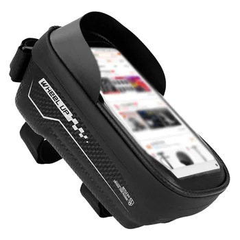 Rainproof Touchscreen, Dviračio Priekyje Rėmo Krepšys, atsparus Vandeniui EVA TPU Dviračio Krepšys mobiliųjų Telefonų Žemiau 6.5 Colio Telefono dėklas Dviračių Priedai#40