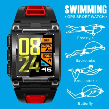 S929 Smart Žiūrėti IP68 Vandeniui GPS Žiūrėti Plaukimo Multi-Sporto Širdies ritmo Monitorius Kompasas Pedometer Spalvotas Ekranas Smartwatches