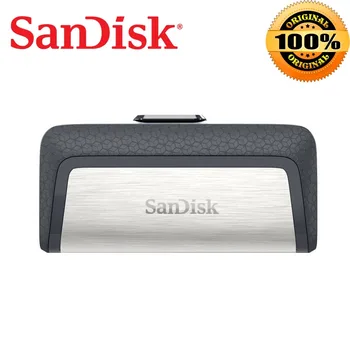 Sandisk SDDDC2 ekstremumų tipas-C 256 gb 128 gb Dual de 64gb USB OTG, Flash Pen Drive 32gb pendrive USB Micro USB 
