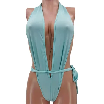 Seksualus Dviejų dalių Komplektas maudymosi kostiumėlis Moterims Vasaros Suknelė Bodysuit ir Mini Sijonas Rinkiniai Paplūdimio Drabužiai Atostogų Klubo Komplektus Atitikimo Rinkiniai