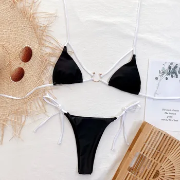 Seksualus, Moterų Maudymosi Kostiumėlį 2021 Micro Bikini Braziliška Bikini Komplektas Thong Biquini Maudymosi Kostiumėliai Moterims, Maudymosi Kostiumą, Plaukimo Kostiumai Bikini