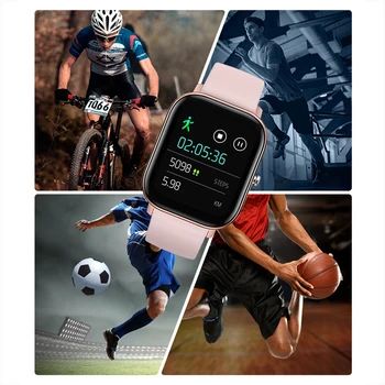SENBONO Dropshipping P8 Smart Watch Vyrų, Moterų Sporto Laikrodis Širdies ritmo Fitness tracker Miego Stebėti Smartwatch 