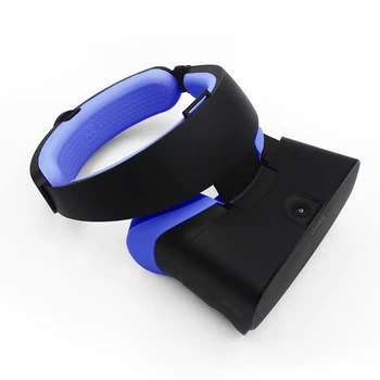 Silikono Padas VR Glesses Akių Kaukė Trinkelėmis Veido Apsauginis Dangtelis VR Ausines Akių Kaukė Rėmo Namo Atsarginių Padengti Oculus Rift S VR