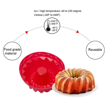 Silikono Tortas Liejimo Formos Kepimo Įrankiai 3D Duona, Pyragai, bandelės, Pelėsių Visos 