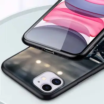Sporto Automobilių Minkštas Telefono dėklas skirtas Iphone 11 12 Pro Max Mini XR X XS 5S 6 6s 7 8 Plius Galinį Dangtelį Coque 