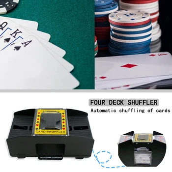 Stalo Žaidimas, Automatinė Pokerio Maišyklė Stalo Žaidimas Pokerio Žaidimo Kortelės, Kortelių Shuffling Mašina Dulkėms Nešiojamų Balansinė Dekoras