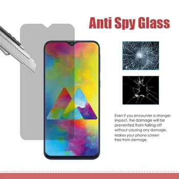 Sunku Anti Spy Privatumo Grūdintas Stiklas Samsung M51 M31 M21 M11 M01S Privačių Screen Protector For Samsung M40 M30S M20 M10S F41