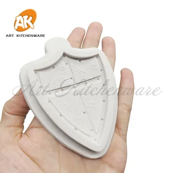 Tradicional Shield Silikono Formos Tortas Dekoravimo Įrankis Silikono Minkštas Pelėsių Tortas Dekoravimo Bakeware