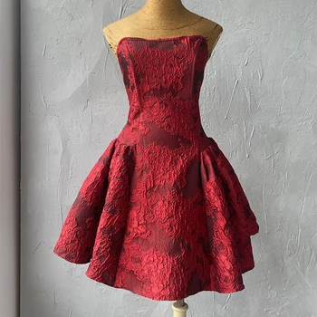 TWOTWINSTYLE Siuvinėjimo Raudona Vasaros Suknelė Moterims Stebėjimo Rankovių Aukštos Juosmens Seksualus Suknelės Moterų Mados Naują Drabužių 2021