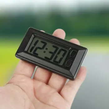 Ultra-plonas LCD Skaitmeninis Ekranas Transporto priemonė Automobilių Prietaisų skydelis Laikrodis Kalendorius Rodyti Mini Nešiojamasis Elektroninis Laikrodis Automobilių Priedų