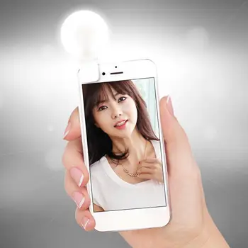 Universalus Selfie LED Žiedo 