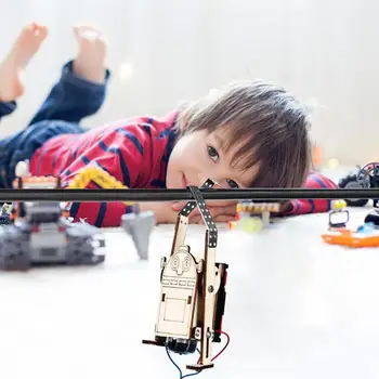 Vaikų Švietimo Modelio Kūrimo Rinkiniai Robotas Kopimo Virve Modelis Eksperimentų Rinkinys Vaikams 