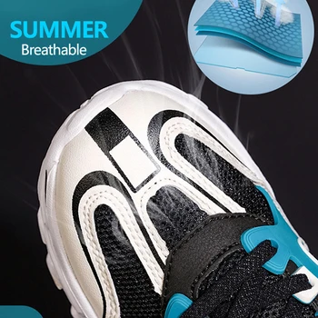 Vasarą Vaikai Mados Sportbačiai Berniukų Batų Kvėpuojantis Sportiniai Bėgimo Bateliai Lengvi Vaikams Laisvalaikio Vaikščiojimo Batai Mergaitėms