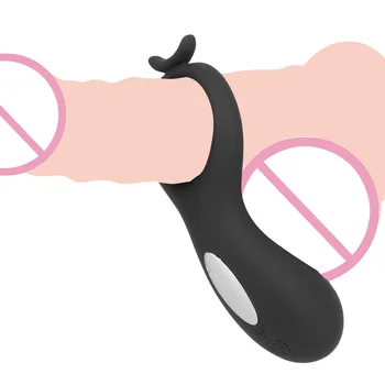 VATINE 10 Greičio Vibratorius Gaidys Žiedas Varpos Žiedas Atidėti Ejakuliacija Vibracija G spot Klitorio Stimuliatorius Sekso žaisliukai Vyrams Pora