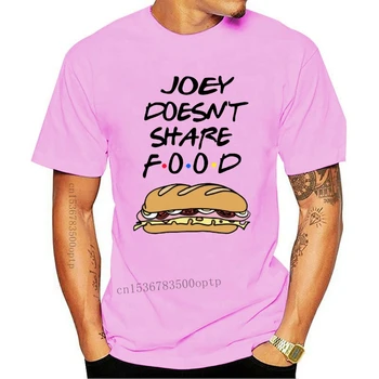 Vyrai t-shirt Draugais Joey neatskleis Maisto marškinėlius Moterims marškinėliai