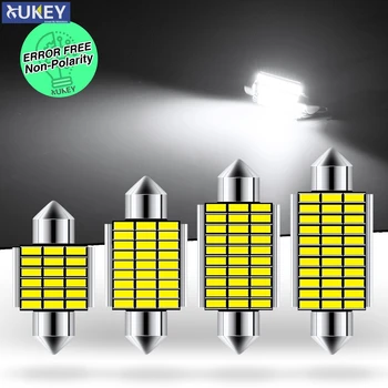 Xukey 2vnt Automobilio Signalas, Interjero Lempos C10W C5W Girlianda LED Priešrūkiniai Kamieno Skaitymo Lemputės 31mm 36mm 39mm 41mm 12V Super Šviesus