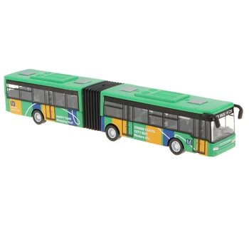 1:64 18cm Elektrinių Autobusų, Tramvajų Transporto priemonės Modelio, Traukti Atgal, Dvi Kameros
