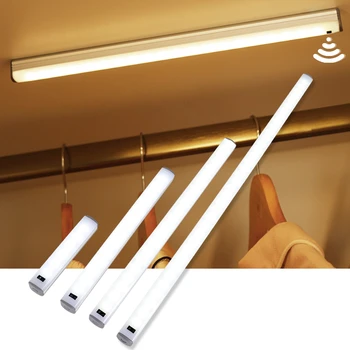 10 20 30 50 CM USB Mokestis Belaidžio Ranka Valyti Jutiklis LED Nakties Šviesos Miegamojo Spinta Šviesos Laiptai Kabineto Lempa Virtuvė