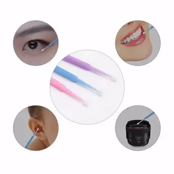 100vnt Vienkartiniai Lūpų Teptukas Blakstienų Makiažo Teptukas Blakstienų Pratęsimo Tušas Aplikatorių Lūpų Stick Nustatyti Kosmetikos Make Up Įrankis