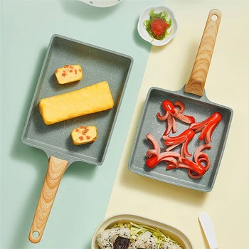 15*15 15*20cm Ne Klijuoti Keptuvėje Japonijos Tamagoyaki Omletai Aliuminio Lydinio Pan Kiaušinių Blynas Maker, Virtuvė, Virtuvės reikmenys