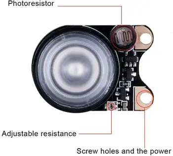 2 Vnt Infraraudonųjų spindulių LED Šviesos Valdybos Moduliu, Aviečių Pi Kamera, Naktinio Matymo 3W 850 IR Didelės Galios Naktinio Matymo Infraraudonųjų spindulių