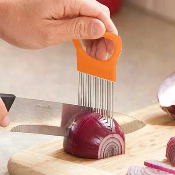 2020 Naujas Virtuvės Dalykėlių Svogūnai Slicer Pomidorų Daržovių Saugus Šakutės daržovių Pjaustyklės, Pjovimo Įrankiai