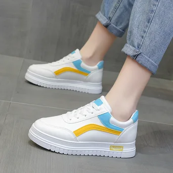 2021 m. pavasarį naujas basic balti bateliai sporto atsitiktinis batai, sportbačiai dizainerio batai moterims off white batai, platforminiai batai sportbačiai