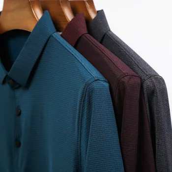 2021 M. Vasarą Prekės Kokybę Vyrų Polo Marškinėliai Atsitiktinis Verslo Socialinės Trumpas Rankovės Mens Marškinėliai Dryžuotas Dizainas Slim Fit Polo Marškinėliai Vyrams