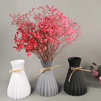 2021 Naujų Namų Apdaila Plastikinių Šviesą Vaza Karšto Pardavimo Gėlių kompozicijų Vaza Gėlių Milano Gėlių ваза для цветов