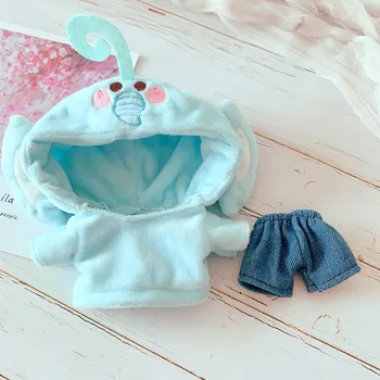 20cm Kūdikių Lėlės drabužiai, Apranga Pliušinis Lėlės Drabužius su maišą Žaislų Lėlės Priedai Korėja Kpop EXO idol 