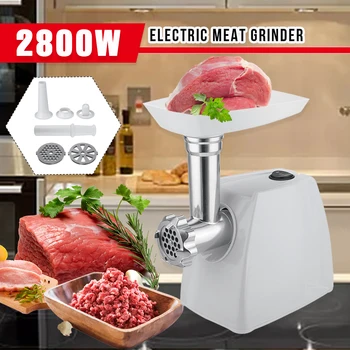 2800W Didelės Galios Elektrinė mėsmalė, Mėsos, Daržovių Smulkinimo Maisto Maišytuvas Kapojimo Cutter Machine už Namų ūkio Virtuvės Įrankiai