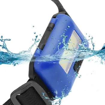 3 Rūšių Žibintai Vandeniui COB LED Žibintuvėlis Lauke priekinis žibintas priekinis Žibintas, Žibinto Nešiojamų Lauko Iškylų, Žvejybos Reikmenys