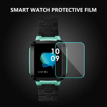 3 Vnt 9H Kietumu HD Glass Ekrano Plėvelė apsaugos K12 Kūdikiams, Vaikams, Vaikų Smart Žiūrėti Smartwatch Stiklo Ekrano Apsaugų