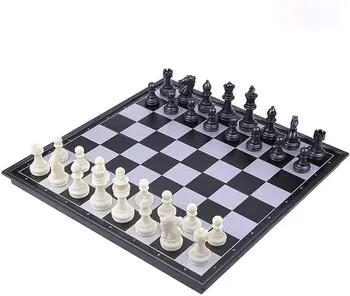 33CM Cm Magnetinė Kelionės Šachmatų Rinkinį su Lankstymo Šachmatų Lenta Pradedantiesiems, Vaikams ir Suaugusiems