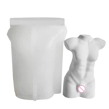 3D Deivė Kūno Formos Silikono Formos Seksualus Modelis Kūno Stovėti Papuošalai Dervos Pelėsis