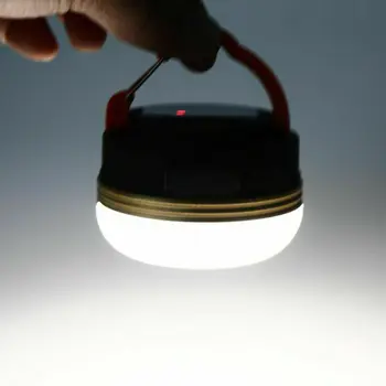 3W USB Įkraunamas LED Stovykla Šviesos Lauko Palapinė Lempa, Nešiojamų Žibintų Pagalbos Kempingas Led Apšvietimas GRILIS Pėsčiųjų Šviesos
