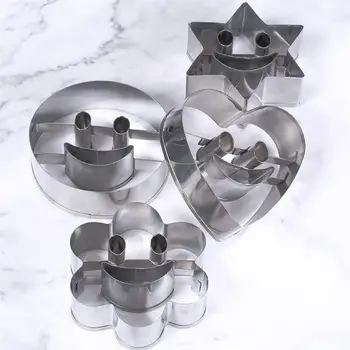 4pcs/rinkinys Cookie Cutter Formų Aliuminio 