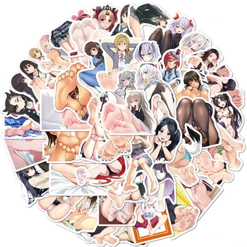 50PCS Anime, Japonų Anime Simbolių Lipdukus Gražių Pėdų Riedlentė Šaldytuvas Gitara Nešiojamas Kelionės Bagažo Lipdukai Lipdukas F3