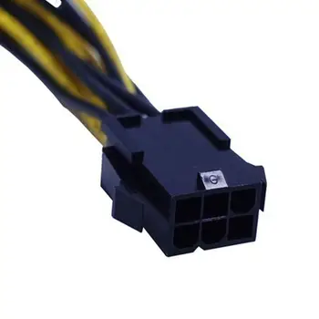 5vnt) PCI-E 6-pin, Dual 6+2-pin (6-pin/8-pin) Maitinimo Splitter Cable Grafikos plokštė PCIE 6Pin PCI Express Dual 8Pin Maitinimo Kabelis