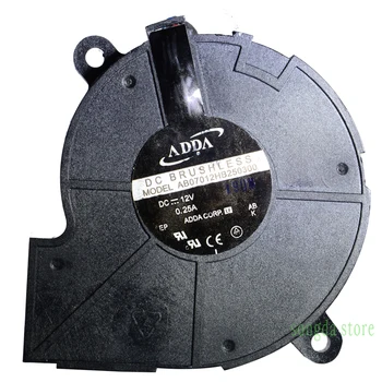 ADDA AB07012HB250300 7cm 7025 DC 12V 0.25 3-pin 3-Linijų Projektoriaus ventiliatoriaus turbinos aušinimo ventiliatorius
