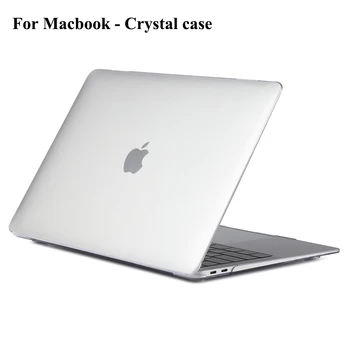 Atveju, MacBook Pro 13 Crystal Clear Ultra Plonas Dangtelis Apple Macbook Air 11.6 12 13.3 15.4 M1 Chip Pro 16 A2141 A2338