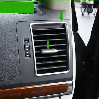 Automobilių interjero centras oro angos šoninės oro kondicionavimo angos KINTAMOSIOS srovės lizdo dekoratyvinis rėmelis padengti apdailos Toyota Land Cruiser 200