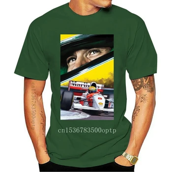 Ayrton Senna T-Shirt F1 Mens Vairuotojo Brazilija Brazilijos Automobilių Motorsport Unisex Tee Vyrams, Drabužiai, Marškinėliai