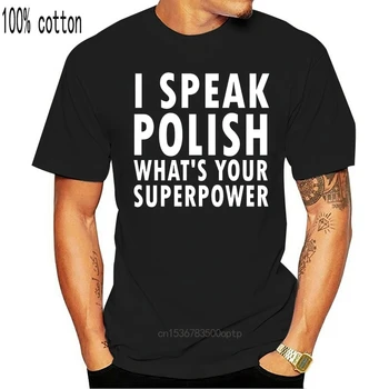 Aš Kalbu Lenkų, Koks Jūsų Supervalstybės Polska Kurwa Marškinėliai Lenkija Lewandowskis Kietas Slim Fit Laišką Animeed