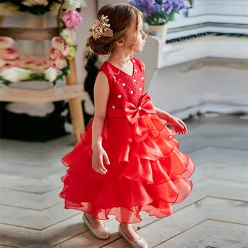 Baby Girl drabužius Vasarą, Vaikams, Suknelės Mergina Vaikų Drabužių Gimtadienio ir Šalies Mergaičių Dress 7 8 10 12 Metų Drabužių