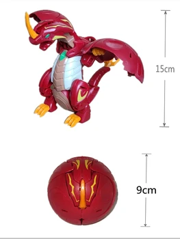 BAKUGANES Žaislas Dragonoid Senas Originalias Monster Deformacijos Robotas Skersmuo 9cm Sprogo Metal Fusion Monster Ball Giroskopas Atletiek