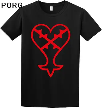 Beširdis Cosplay Kingdom Hearts Vaizdo Žaidimas Įkvėpė T-Shirt Naujas Harajuku Marškinėliai Vyrams Ullzang Satanist Juokingas Animacinių filmų T-shirt